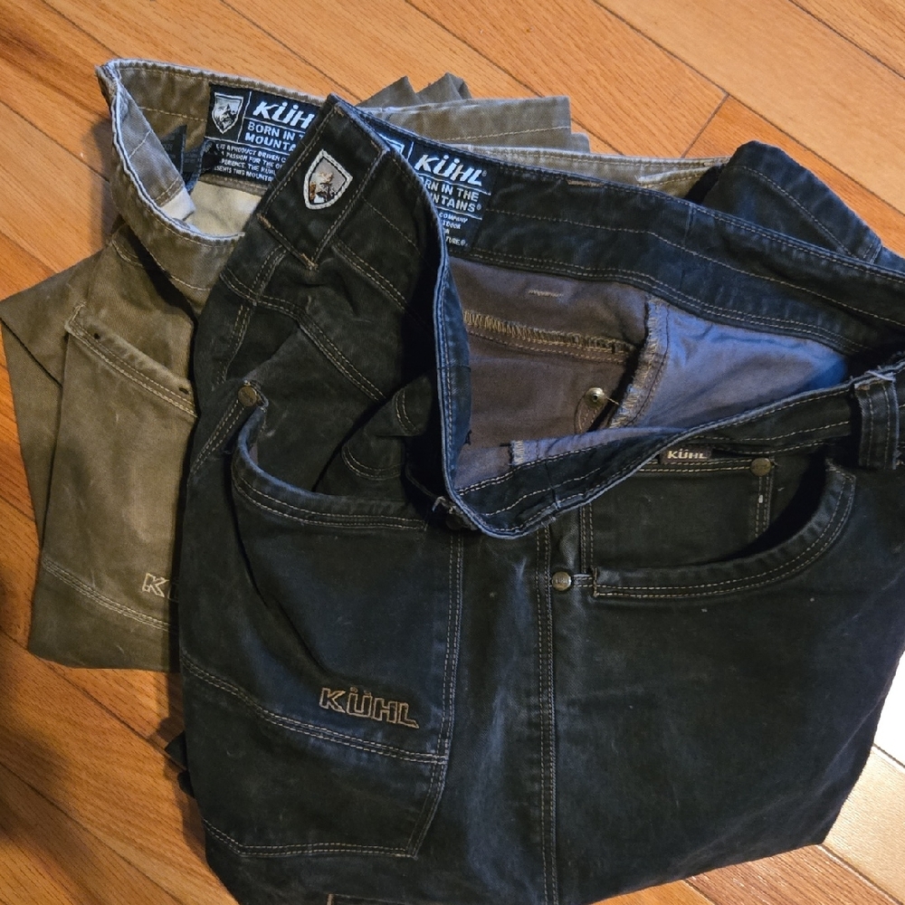 Kuhl Men's Black and Tan Adventure Pants